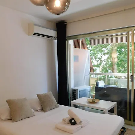 Cosy T1 Silva Plana Air-conditioned Антиб
